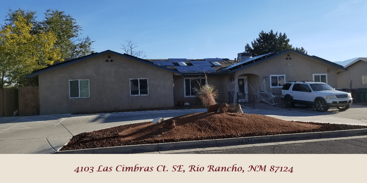 Casa de Paz, 4103 Las Cimbras Ct. SE Rio Rancho, New Mexico 87124